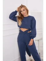 Zateplená souprava s krátkou džínovou mikinou Zateplená souprava s krátkou džínovou mikinou