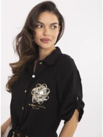 DHJ košile KS 8595 1.66 černá DHJ košile KS 8595 1.66 černá