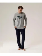 Pyžamo Atlantic NMP-392 long/r S-2XL pánské