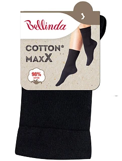 Dámské bavlněné ponožky COTTON MAXX LADIES SOCKS - BELLINDA - černá