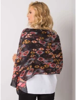 Šátek AT CH F106008 černé a červené Šátek AT CH F106008 černé a červené