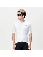 Cyklistický dres Rockbros 15200025 krátký rukáv velikost XL - bílý