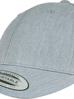 Flexfit 7706 6 panelová Snapback kšiltovka "Classic" 55.7706 heather grey