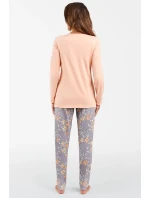 Italian Fashion Kasali long length sp. barva:lososová/potisk