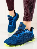 Výborné tenisky modré dámské bez podpatku Výborné tenisky modré dámské bez podpatku