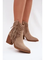 Boty na podpatku  model 224705 Step in style