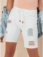 Dámské džínové šortky VENICE white FashionStreet SY0392 Dámské džínové šortky VENICE white FashionStreet SY0392