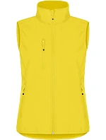 Clique Classic Softshell Vest W Dámská 3-vrstvá softshellová vesta 67.0916 lemon