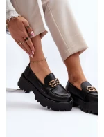 Zazoo 20164 Dámské Mokasíny Z Pravé Kůže Černé