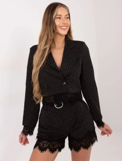 IT SN šortky FL9965.88 černá/stříbrná