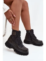 Dámské boty Artiker – černé, na platformě