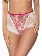 Dámské kalhotky GFP 1179 Giulia Ecru s květy - Gaia