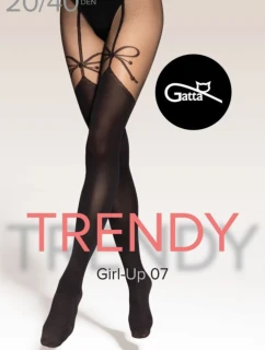 GIRL-UP - 07 Vzorované punčocháče