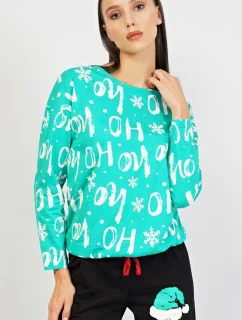 Dámské pyžamo dlouhé Santa