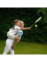 PŘENOSNÝ BADMINTONOVÝ A TENISOVÝ SET 2 V 1 VIRTUFIT - VČETNĚ POUZDRA A RAKET