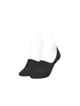 Dámské ponožky W Footie Mid Cut 2P 701218771 001 - Calvin Klein Dámské ponožky W Footie Mid Cut 2P 701218771 001 - Calvin Klein