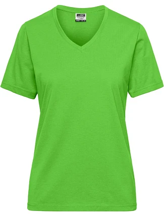 Daiber JN 1807 Dámské pracovní tričko z bio bavlny - Solid 02.1807 lime green Daiber JN 1807 Dámské pracovní tričko z bio bavlny - Solid 02.1807 lime green