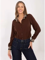 MI košile KS 4225.35 hnědá