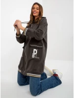 Dámská mikina RV BL 8149.91P tmavá khaki - FPrice