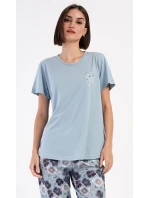 Dámské pyžamo kapri Agnes Dámské pyžamo kapri Agnes