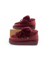 D.Franklin dámské sněhule zimní módní kožešina zateplené bordó dámské D.Franklin dámské sněhule zimní módní kožešina zateplené bordó dámské