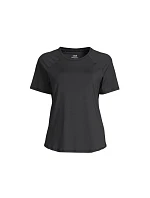 Dámské tričko CASALL Essential Tee, černé Dámské tričko CASALL Essential Tee, černé