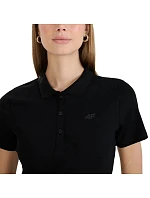 Dámské polo tričko 4F F0768, tmavě černé, 4FWMM00TPTSF0768, 20S