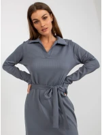 LK SK 509227 šaty.83P tmavě šedá