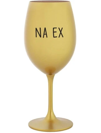 NA EX - zlatá sklenice na víno 350 ml