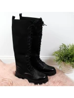 Dámské boty Bagger s ponožkou černé Sabatina