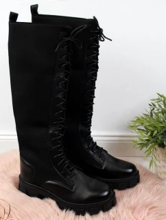 Dámské boty Bagger s ponožkou černé Sabatina