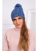 Fleecová čepice Waleria K307 denim Fleecová čepice Waleria K307 denim