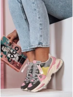 Dámské sportovní tenisky RUNKIK šedé FashionStreet ZY0675