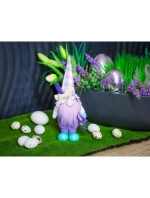 GNOM GHOST 25CM S LAWENDA BOY SPRING DECORATION dětské