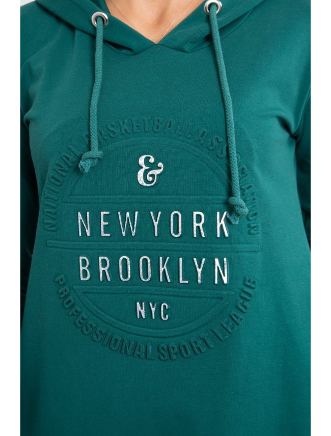 Tmavě zelené šaty Brooklyn