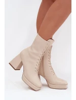 Boty na podpatku  model 217785 Step in style