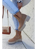 Módní semišové kozačky s střihem Camel Forget Me Módní semišové kozačky s střihem Camel Forget Me