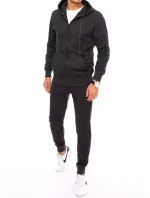 FashionStreet pánské tmavě šedé tepláky AX0536