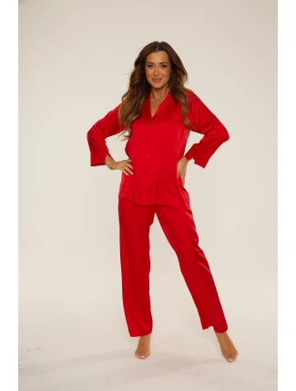 De Lafense 883 Cordelia pyžamo dlouhé/r M-2XL rozepínací