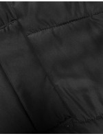 Černá dámská zimní bunda s kapucí (5M732-392)