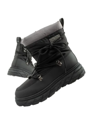Lee Cooper dámská sportovní obuv zimní trekingová zateplená černá šedá dámské