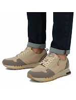 Pánské kožené polobotky béžové Filippo MSP7836