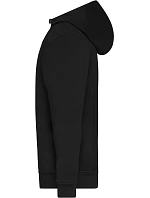 Daiber JN 839 Prac. mikina z bio bavlny, kapuce, "1/4" zip 02.0839 black Daiber JN 839 Prac. mikina z bio bavlny, kapuce, "1/4" zip 02.0839 black