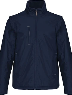 Kariban K 639 2-v-1 bunda s odepínacími rukávy 20.K639 navy/grey/navy