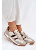 Nízké Dámské Tenisky Leopardí Béžové Rulaana Nízké Dámské Tenisky Leopardí Béžové Rulaana