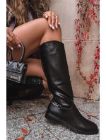 Dámské zateplené kozačky Renaya – černé Dámské zateplené kozačky Renaya – černé