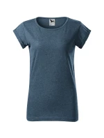 Fusion tričko dámské tmavý denim melír