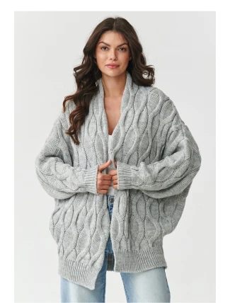 Svetr na zapínání model 217410 Makadamia Svetr na zapínání model 217410 Makadamia