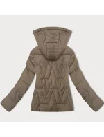 Béžová dámská bunda s odepínací kapucí J Style (16M9190-62)