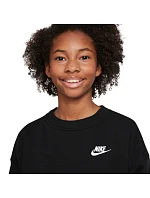 Nike Sportswear Club Fleece Black FD2923 010 Dětská mikina
